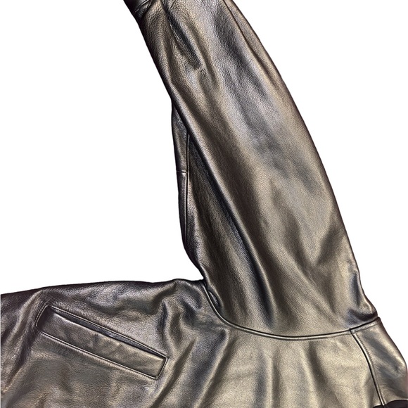 Vintage Leather Eddie Bauer Bomber Jacket - Picture 5 of 11